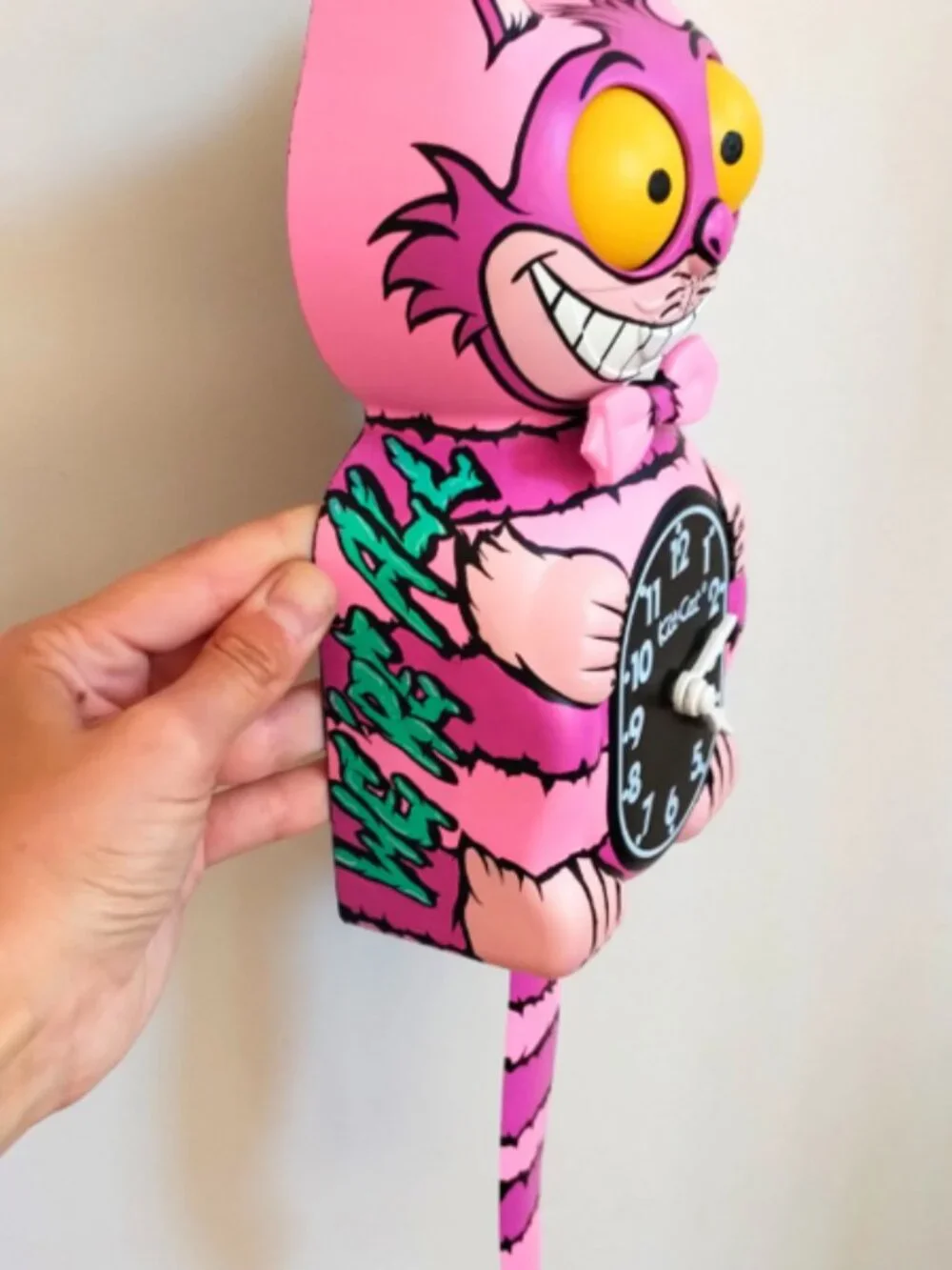 NIB Cheshire Cat Kit-Cat Klock Clock